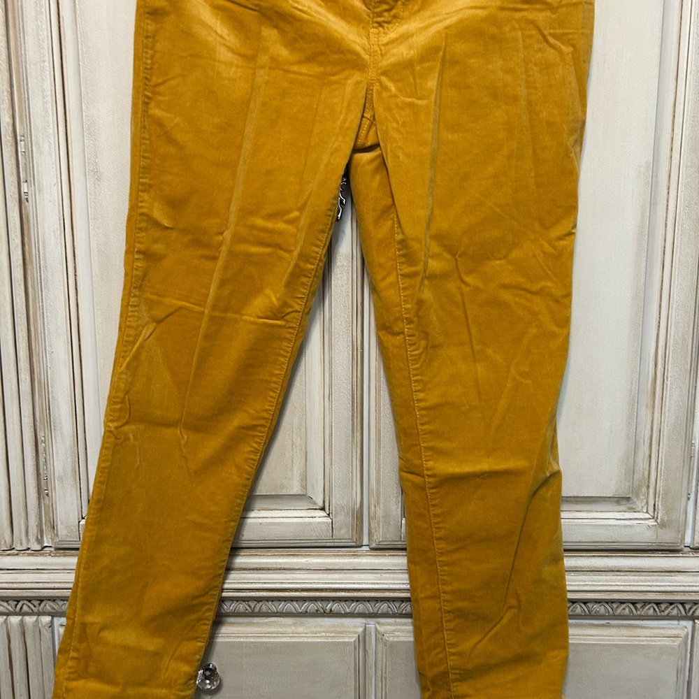 Croft & Barrow Mustard Straight Leg Pants
